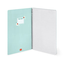 Afbeelding in Gallery-weergave laden, Legami A4 Lined Notebook with Illustrated Hard Cover - Ladybug - Spiral-Bound
