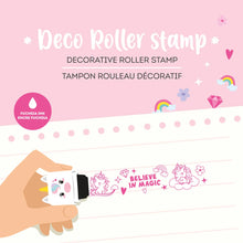 Afbeelding in Gallery-weergave laden, Legami Decoratieve Stempelroller - Roze Inkt - Unicorn
