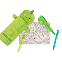 Afbeelding in Gallery-weergave laden, Legami Dino "Roooarr" Soft Plush Pencil Case - Super Soft! - zachte pennenzak Dino Super Soft!
