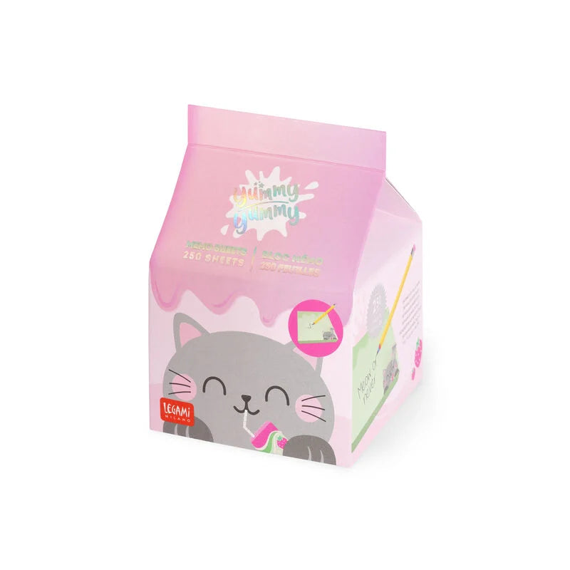 Legami Memo Pad - Yummy Yummy cat