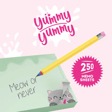 Afbeelding in Gallery-weergave laden, Legami Memo Pad - Yummy Yummy cat
