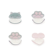 Afbeelding in Gallery-weergave laden, Legami Mini Haarclips (set of 4) "Clip me Up!" - Kitty
