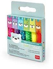 Legami Mini Highlighters  set 6 stuks - Teddy's Mood