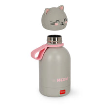 Afbeelding in Gallery-weergave laden, Legami Thermosfles voor kinderen - Kitty BFF RV drinkfles 310 ml - Hot &amp; Cold
