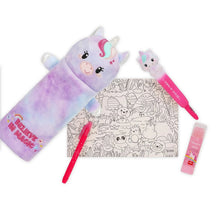 Afbeelding in Gallery-weergave laden, Legami Unicorn "Believe in Magic" Soft Plush Pencil Case - zachte pennenzak eenhoorn Super Soft!
