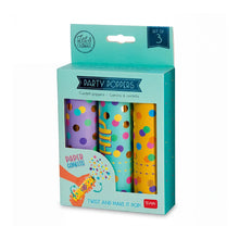 Afbeelding in Gallery-weergave laden, Legami set van 3 Mini Confetti Poppers - Party Poppers
