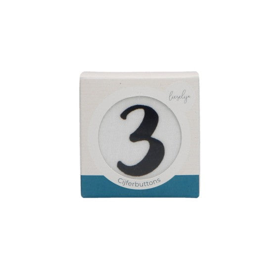 Liezelijn button voor verjaardagskroon - Tetra Blauw 3,4,5,6