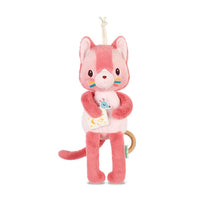Afbeelding in Gallery-weergave laden, Lilliputiens Glow-in-the-dark muziekknuffel Jeanne de kat - 83619
