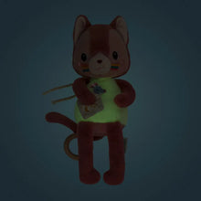 Afbeelding in Gallery-weergave laden, Lilliputiens Glow-in-the-dark muziekknuffel Jeanne de kat - 83619
