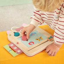 Afbeelding in Gallery-weergave laden, Lilliputiens Jeanne de Kat Houten Magische Leisteen - 83650
