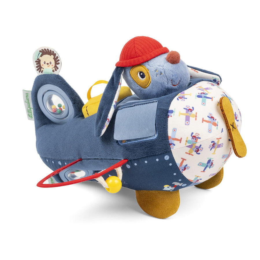 Lilliputiens Jules de Hond Baby Vliegtuig Activiteiten Speelgoed - 83648