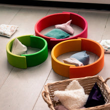 Afbeelding in Gallery-weergave laden, Little Botanic Label - Sensorische pittenzakjes - Green Jeans - 7 stuks
