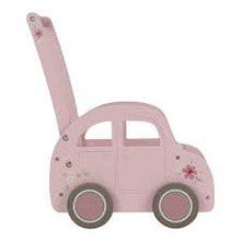 Afbeelding in Gallery-weergave laden, Little Dutch houtel loopwagen auto roze - LD7128
