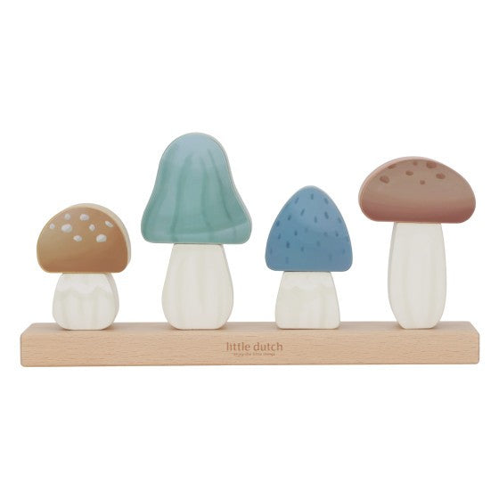 Little Dutch houten stapelaar Paddenstoelen Forest Friends - LD7230