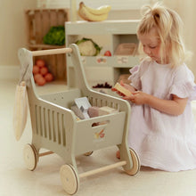 Afbeelding in Gallery-weergave laden, Little Dutch houten winkelkar boodschappenwagen - LD2509
