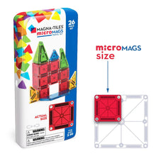 Afbeelding in Gallery-weergave laden, MAGNA-TILES® 244026BO - Micro Mags Travel Set 26 Piece
