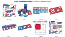 Afbeelding in Gallery-weergave laden, MAGNA-TILES® 254055LN Micromags - Learn Numbers 56 stuks
