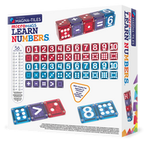 Afbeelding in Gallery-weergave laden, MAGNA-TILES® 254055LN Micromags - Learn Numbers 56 stuks

