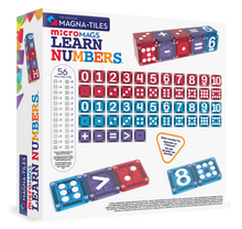 Afbeelding in Gallery-weergave laden, MAGNA-TILES® 254055LN Micromags - Learn Numbers 56 stuks
