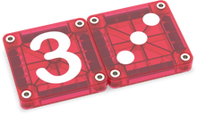 Afbeelding in Gallery-weergave laden, MAGNA-TILES® 254055LN Micromags - Learn Numbers 56 stuks
