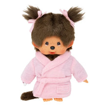 Afbeelding in Gallery-weergave laden, Monchhichi aap - Meisje in badjas (20cm)

