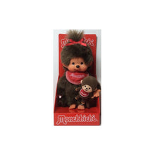 Afbeelding in Gallery-weergave laden, Monchhichi aap - Monchhichi Meisje + Mini Monchhichi (20cm)
