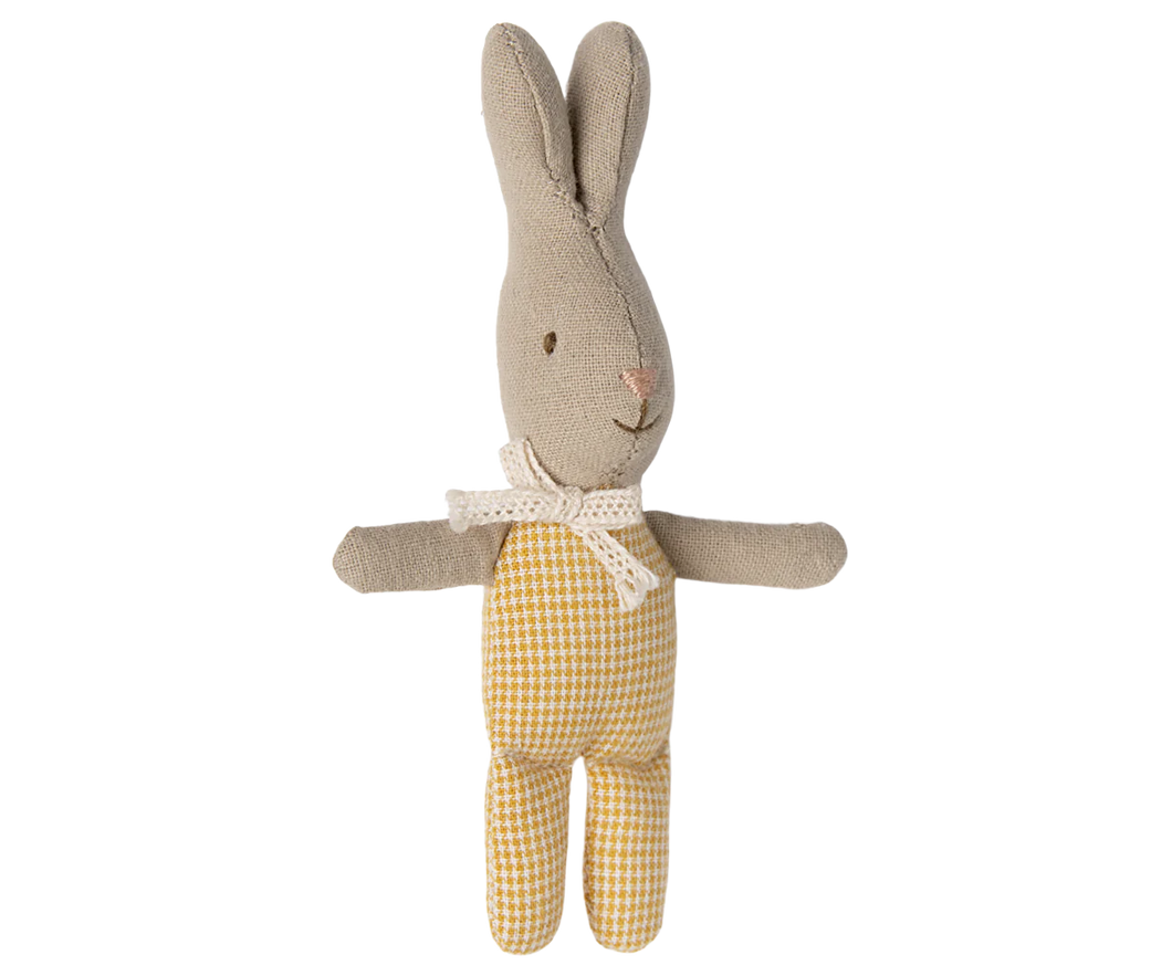 Maileg Rabbit My konijn - Geel geruit 16-4000-01