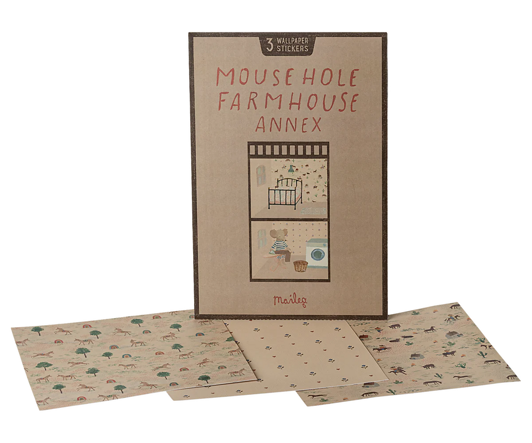 Maileg behangpapier Muizenhol Boerderij huis Annex 11-5202-00