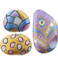 Afbeelding in Gallery-weergave laden, Metallic Dazzling Rock Painting - stenen schilderen
