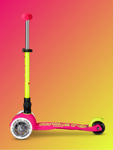 Afbeelding in Gallery-weergave laden, Micro Step - Micro Mini Micro inklapbaar LED roze/geel
