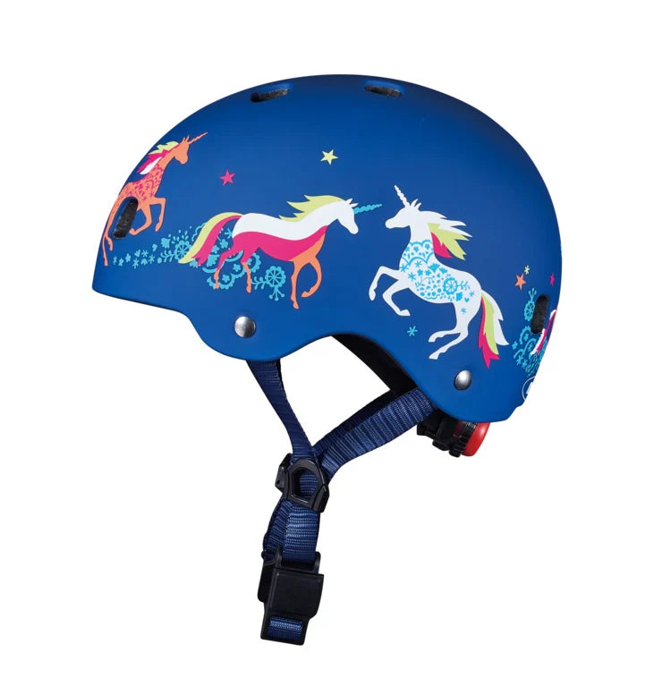 Micro helm Deluxe Unicorn - maat M (52-56 cm)