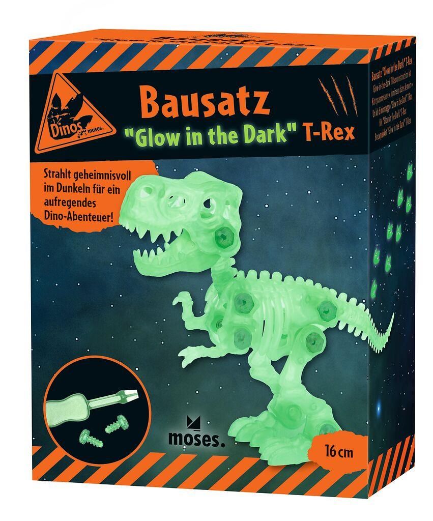 Moses Dino puzzel T-rex skelet glow in the dark