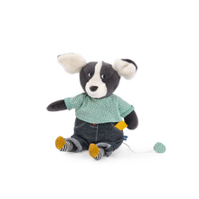 Afbeelding in Gallery-weergave laden, Moulin Roty Puce &amp; Pilou muziekdoosje Puce de hond - 684015
