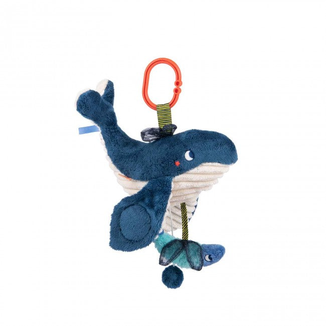 Moulin Roty de avonturen van Paulie - Muziekdoosje knuffel Walvis