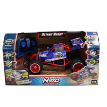 Afbeelding in Gallery-weergave laden, NIKKO-Octane Splashproof buggy - Herlaadbaar + batterijen afstandsbediening inbegrepen

