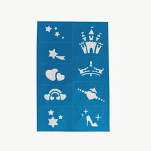 Afbeelding in Gallery-weergave laden, Oh Flossy Reusable Adhesive Face Paint &amp; Makeup Stencils - 6 stencils
