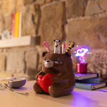 Afbeelding in Gallery-weergave laden, Legami Valentijn - keramische pennenhouder - Teddy Bear Desk Friends
