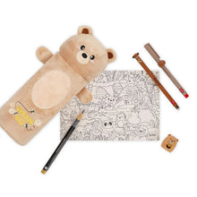 Afbeelding in Gallery-weergave laden, Legami Teddy Bear "Dream Big" Soft Plush Pencil Case - Super Soft! - zachte pennenzak Beer Super Soft!
