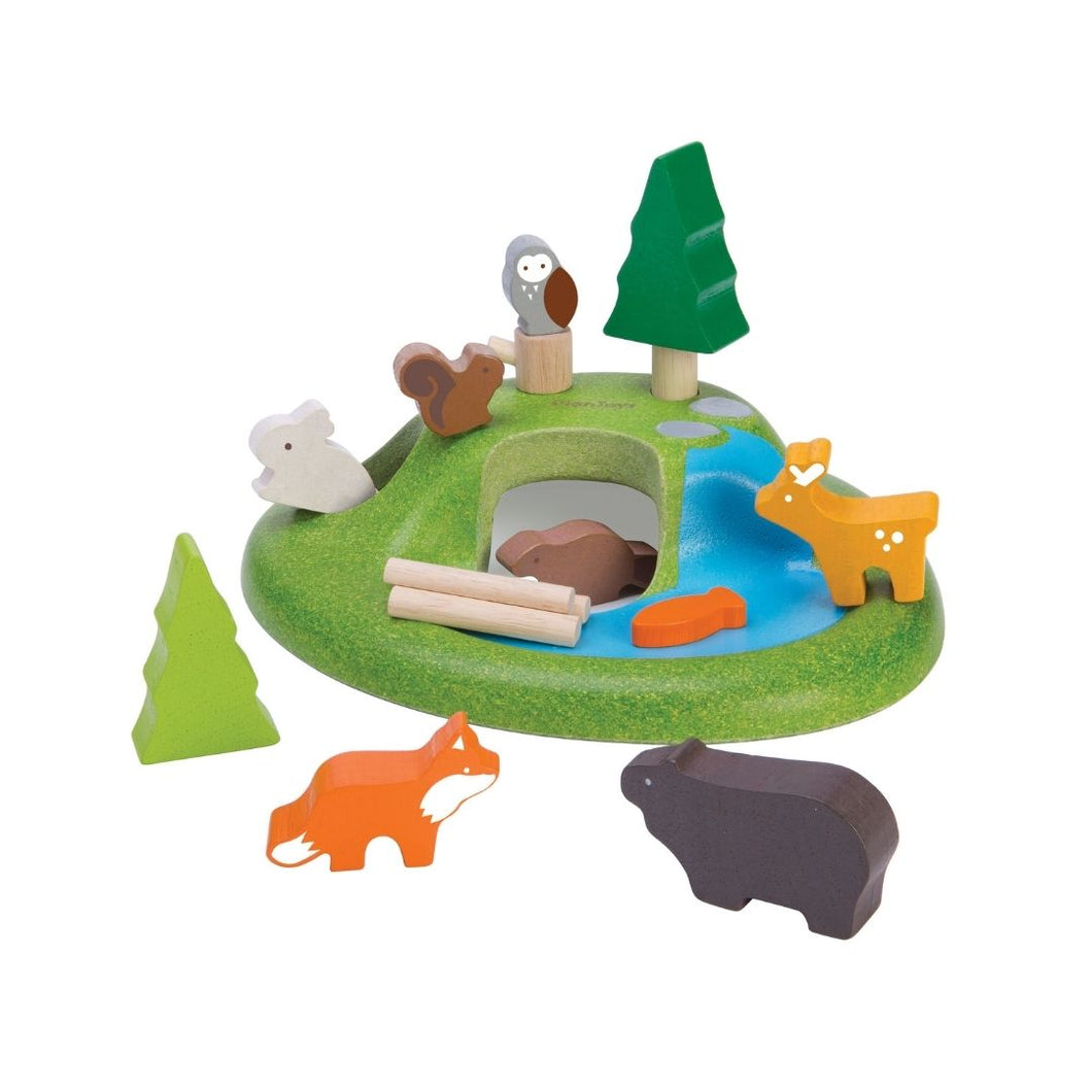 PlanToys houten Dieren set - 6625