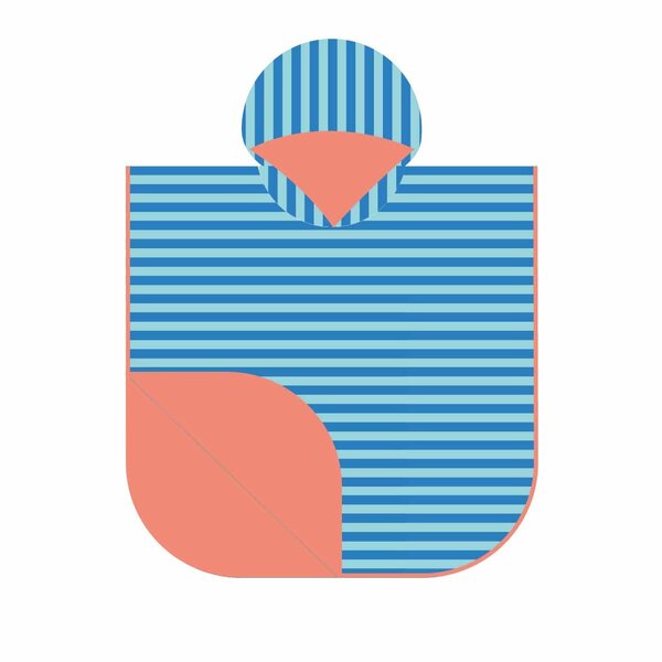 Quut Beach Poncho - Ocean