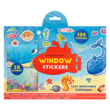 Afbeelding in Gallery-weergave laden, Raamstickers met 2 Sticker Scenes - Onderwaterwereld, 100 stickers
