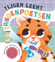 Afbeelding in Gallery-weergave laden, Rebo boek - Tijger leert tandenpoetsen - Geluidboek 2+
