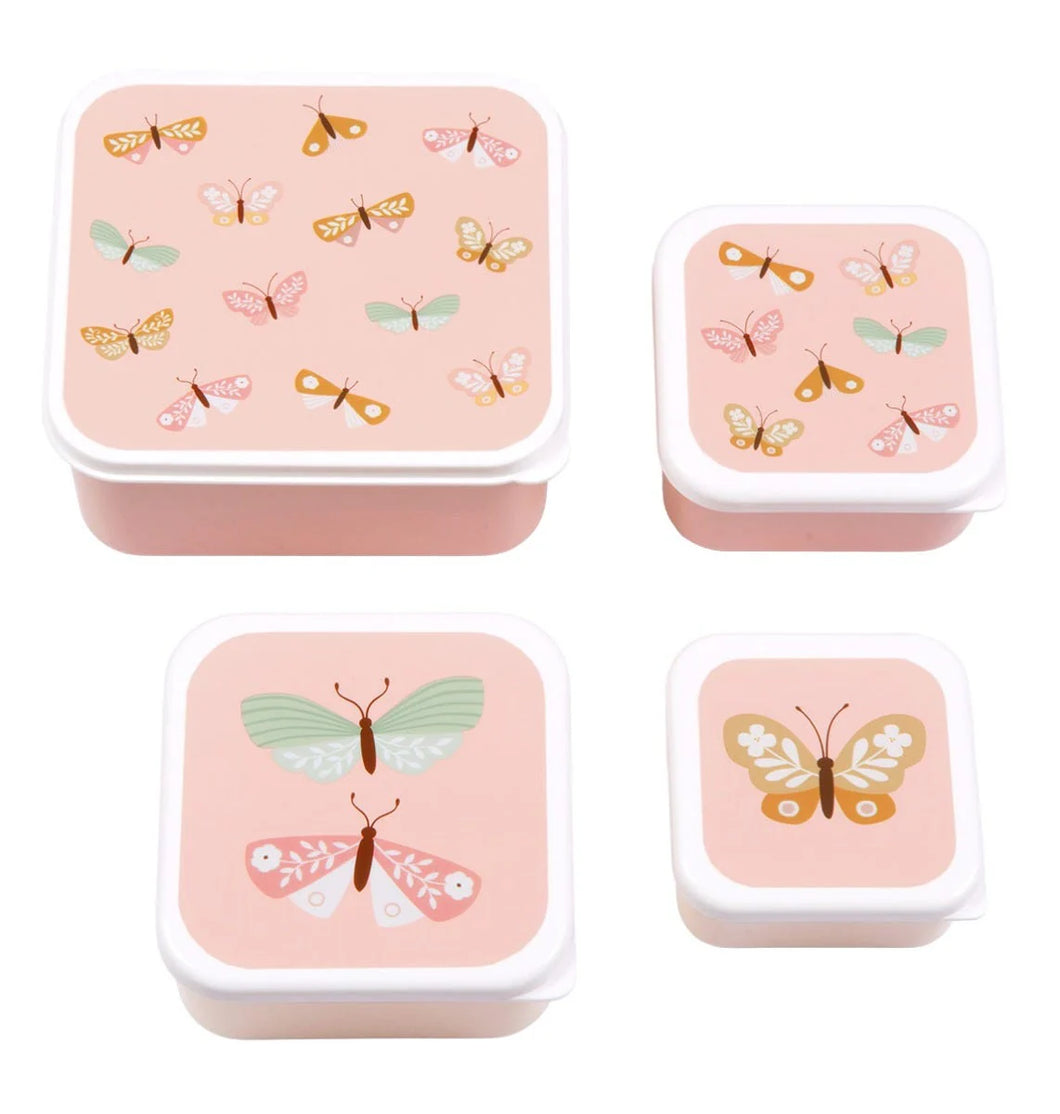 A Little Lovely Lunch & Snack Box Set Vlinders - SBSEBU42
