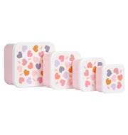 Afbeelding in Gallery-weergave laden, A Little Lovely Company - Lunch &amp; snack box set - Hartjes
