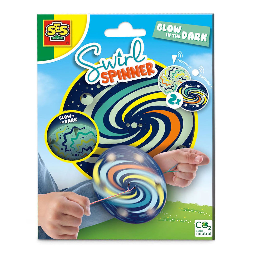 SES Swirl Spinner - Glow in the dark