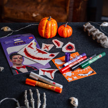Afbeelding in Gallery-weergave laden, Legami Halloween - Temporary Face and Body Tattoos Scars
