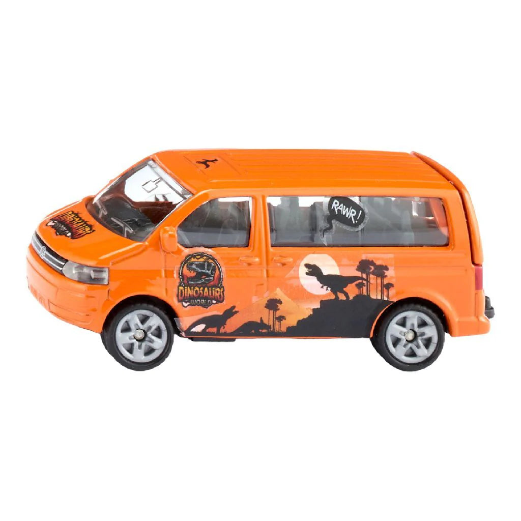 Siku 1070 - VW Multivan oranje + sticker / Dinosaurs World