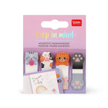 Afbeelding in Gallery-weergave laden, Legami - plakmarkers Adhesive Page Markers - Kitty Meow
