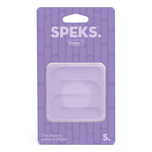Afbeelding in Gallery-weergave laden, SPEKS Slabs - siliconen sensorische sticker - PATH PURPLE
