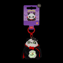 Afbeelding in Gallery-weergave laden, Legami Halloween - Panda Plush Key Ring "Bam-Boo!" - Tiny Super Soft!
